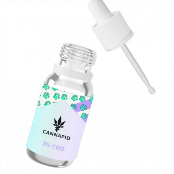 CBD olej pro zvířata 3%, 10ml Cannapio