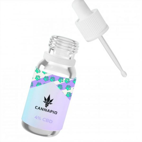 CBD olej pro zvířata 4%, 10ml Cannapio