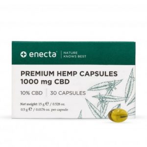 Enecta Prémiové konopné kapsle CBD 10%, 1000 mg