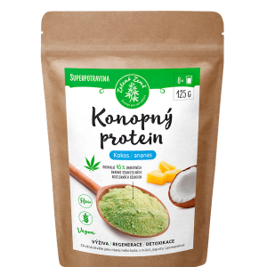 Zelená Země Konopný protein 125 g kokos s ananasem