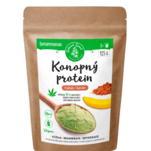 Zelená Země Konopný protein 125 g kakao s banánem
