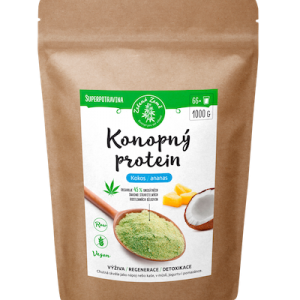 Zelená Země Konopný protein 1 kg kokos s ananasem