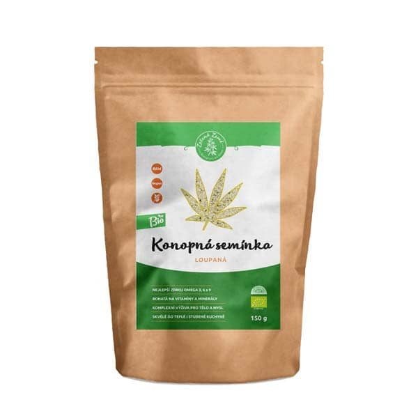 Zelená Země Konopné semínko loupané BIO 150 g