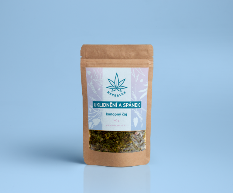 Herbalus Konopný čaj – UKLIDNĚNÍ A SPÁNEK 40 g
