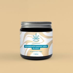 Herbalus Regenerační konopný krém na nohy 100 ml