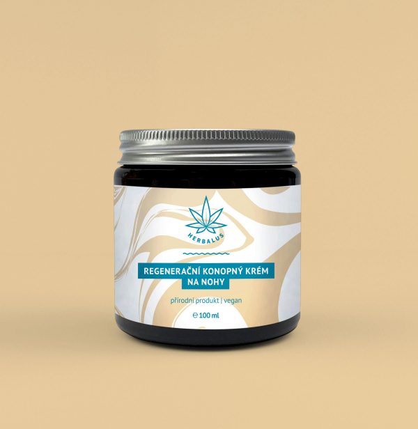 Herbalus Regenerační konopný krém na nohy 100 ml