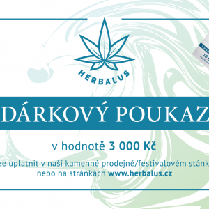 Herbalus Dárkový poukaz v hodnotě 3000,- kč