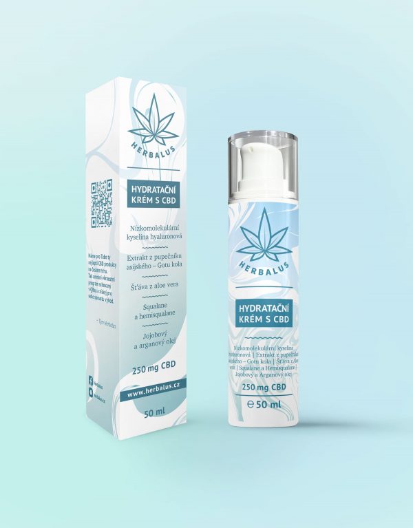 Herbalus Hydratační krém s CBD 50 ml