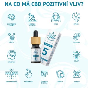 Herbalus CBD olej 5% 10 ml