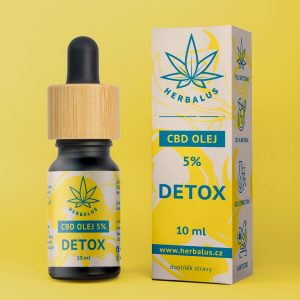 Herbalus CBD olej 5% – DETOX 10 ml