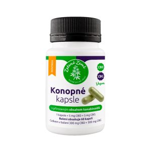Cannadorra Trade s.r.o. Konopné kapsle s obsahem CBD + CBG 60 ks