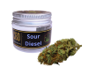 CBD konopí  Sour Diesel Hmotnost: 3g