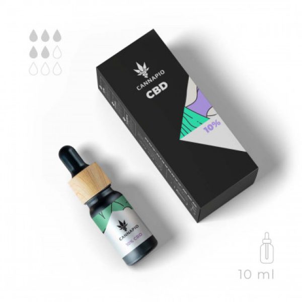 CBD Medical 10% – přírodní full-spectrum olej 10 ml Cannapio