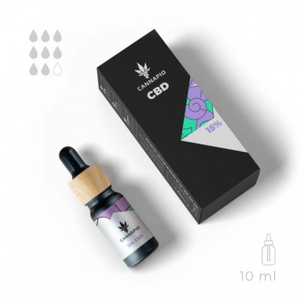 CBD Stronger 15% – přírodní full-spectrum olej 10 ml Cannapio