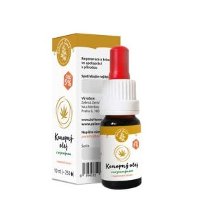 Zelená Země CBD olej 5% s rozmarýnem regenerační sérum 10 ml