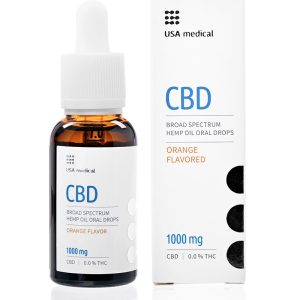 USA medical Oral Drops 1000mg CBD olej | 30 ml