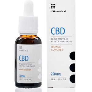 USA medical Oral Drops 250mg CBD olej | 30 ml