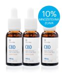 USA medical Oral Drops 1000mg CBD olej | 30 ml x 3 ks