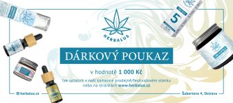 Herbalus Dárkový poukaz v hodnotě 1000,- kč