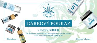 Herbalus Dárkový poukaz v hodnotě 3000,- kč